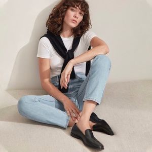 Everlane the 90s loafer in black size 7